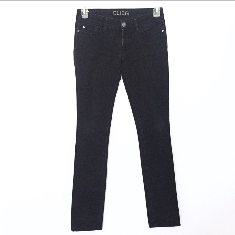DL1961 Jessica Skinny Jeans in Black Onyx 26
